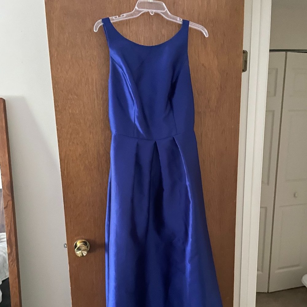 Alfred Sung Blue Dress SZ 10